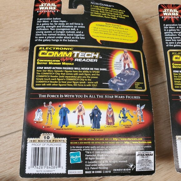 Lot of 7 Star Wars Episode 1 Action Figure Hasbro 1998 1995 NIP Collectibles - Picture 15 of 16